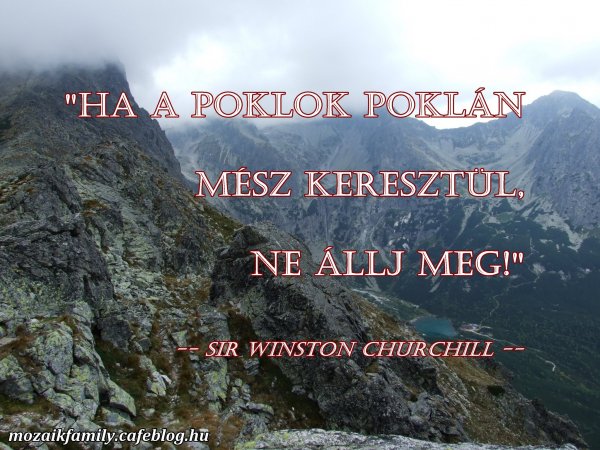 ne állj meg - churchill